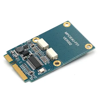 Mini PCIe (Pci-e za dual USB-ac MPCIE s priključcima na Usb2.0 od 5-pinski Pretvarač za mini karticu pune/Pola visine bez vozača